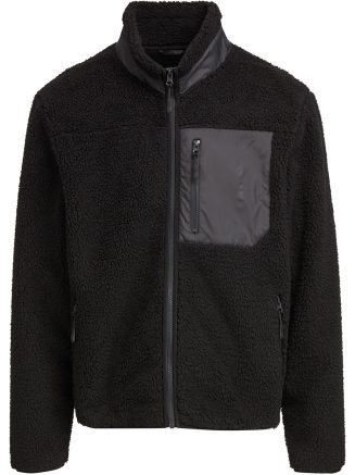Build Your Brand Bonded sherpa jacket