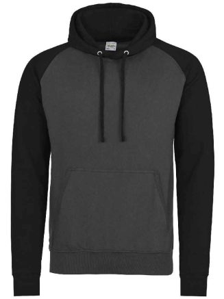 Just Hoods AWDis Baseball Hoodie