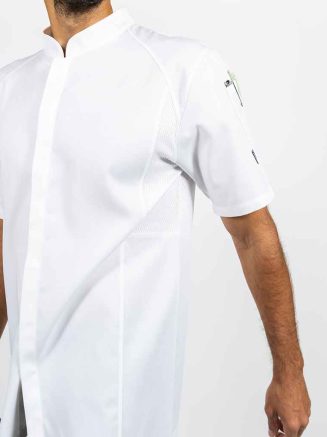 Le Chef Staycool® Tencel™/Polyester Short Sleeve Jacket