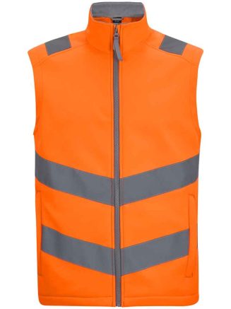 Regatta High Visibility Pro Contract Ablaze Soft Shell Bodywarmer