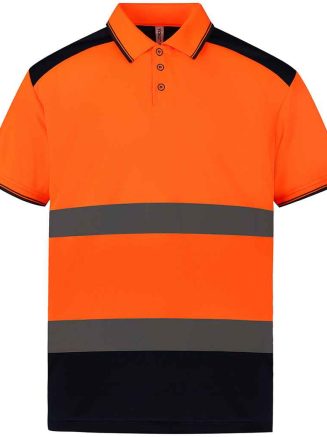 Yoko Two Tone Short Sleeve Polo Shirt