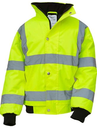 Yoko Kids Hi-Vis Bomber Jacket